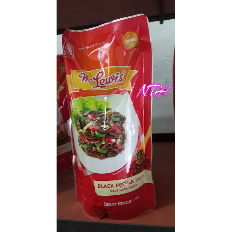 

Mc Lewis Blackpaper Saus Lada Hitam Kemasan 1 kg