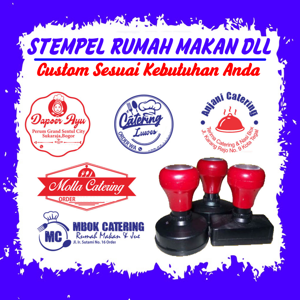 

Stempel Catering / Stempel Rumah Makan / Stempel Custom
