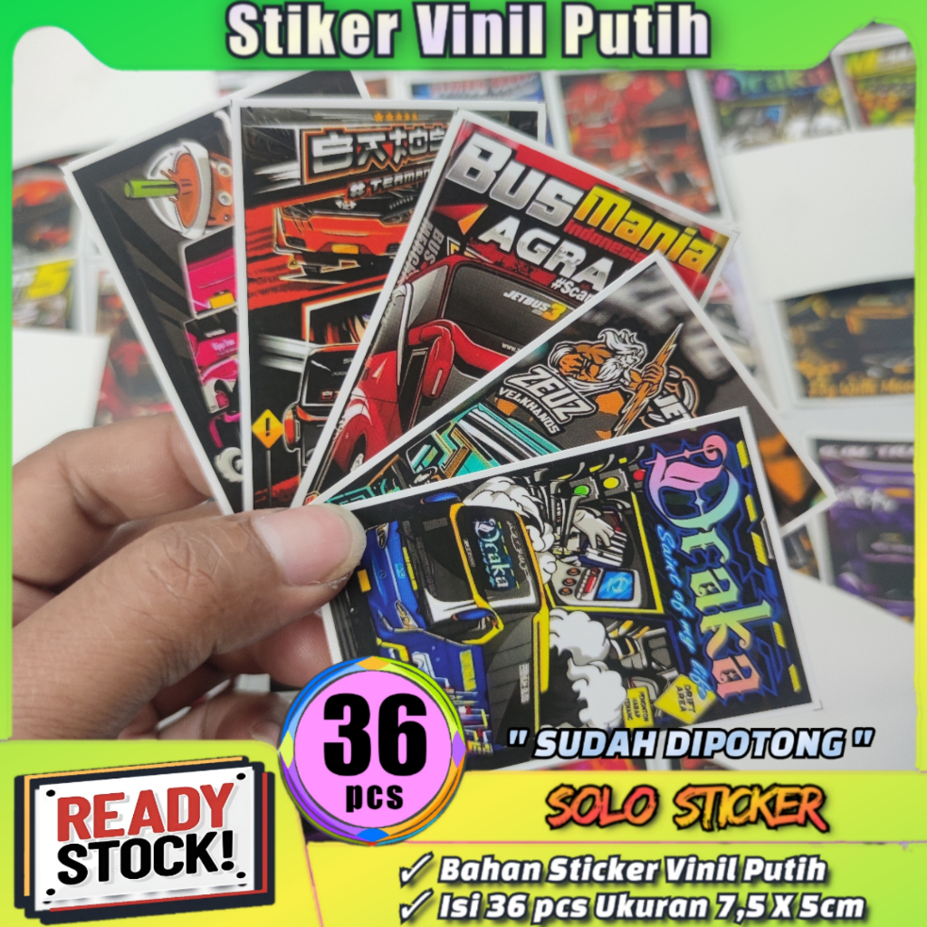 

Stiker Bus Basuri Isi 36pc SUDAH DIPOTONG Bahan Vinyl Putih Anti Air
