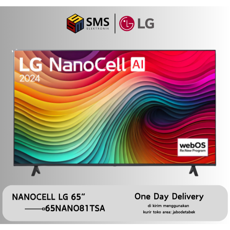 TV LG NanoCell 65 Inch LG 65NANO81TSA 4K HDR Smart TV LG NANO81 65 Inch