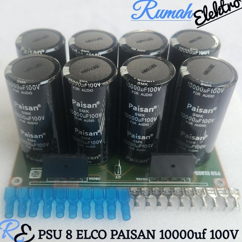 KIT PSU 8 ELCO PAISAN 10000uf 100V LENGKAP BERKUALITAS