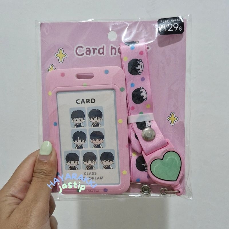 

(READY STOCK) MOSHI MOSHI x NCT DREAM - Pink Lanyard / Card Holder