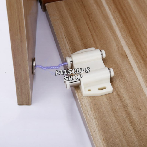 Engsel Door Stopper Magnet Tempel Penahan Penutup Pintu Lemari Rumah Portabel