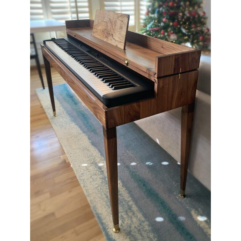 Meja Piano | Piano table |Meja Keyboard Minimalis Kayu Jati Jepara