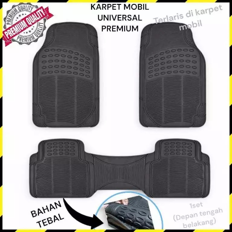 Karpet Mobil Universal 2 baris karpet mobil universal Premium Karpet Mobil Karet tebal
