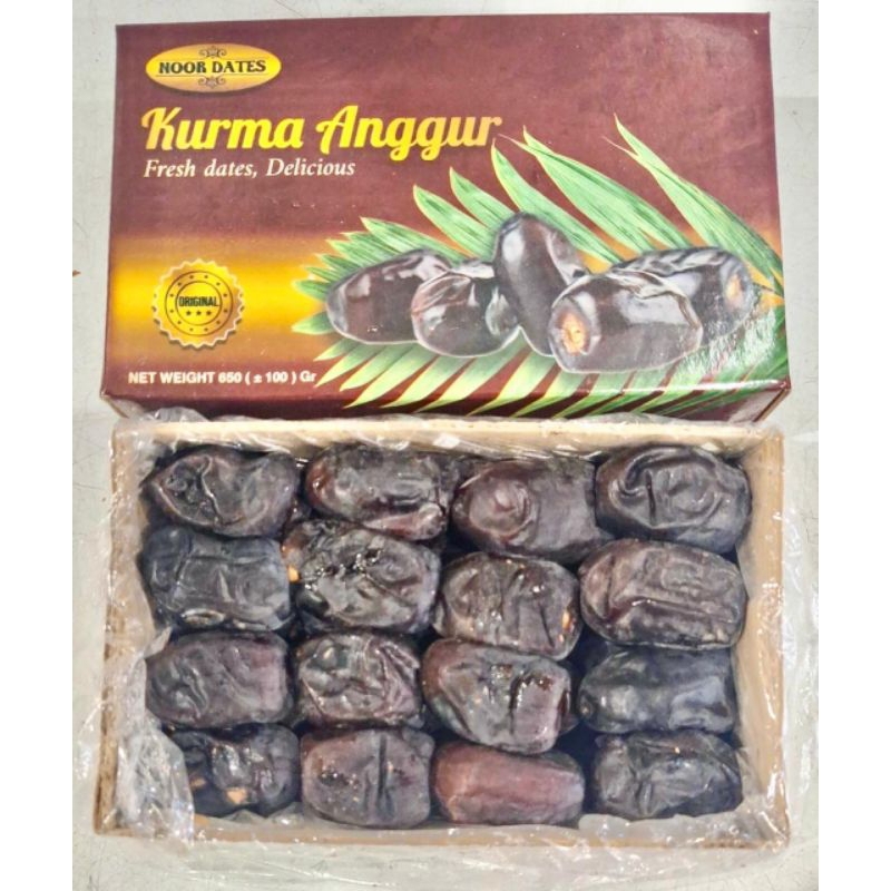 

kurma bam anggur berat net 600gr kurma anggur lembut oleh oleh haji dan umroh