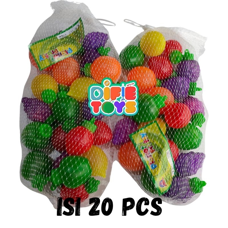 

20 pcs PERMEN BUAH JARING PALNET FRUTTY UNIK