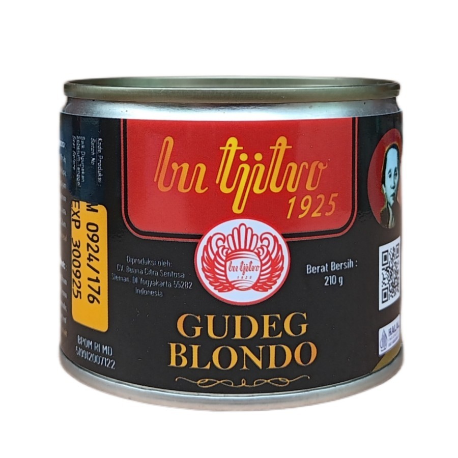 

Gudeg Kaleng Bu Tjitro Varian Blondo - 210gram