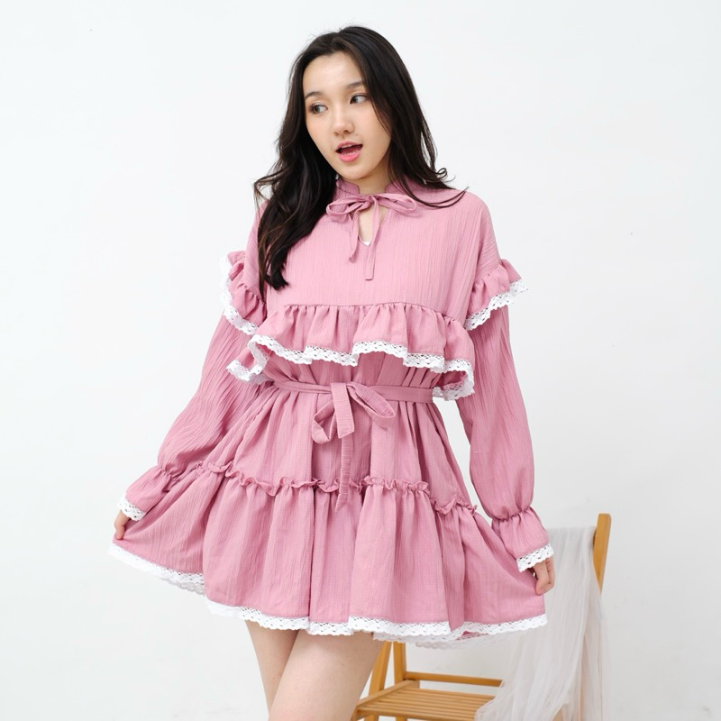 [ WEF.STYLE ] EVA BLOUSE -  Atasan Wanita / Outfit Korean Style
