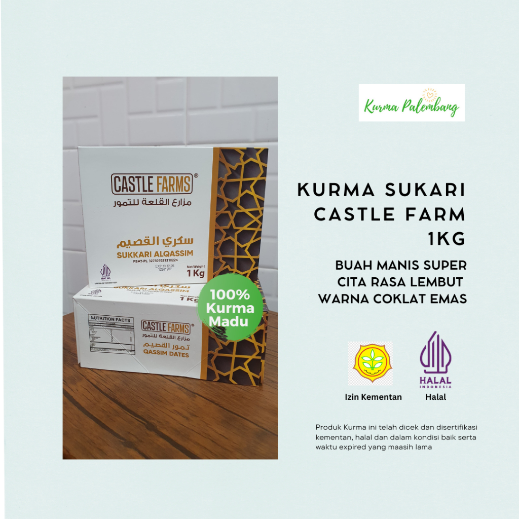 

Kurma Sukari Castle Farms 1kg