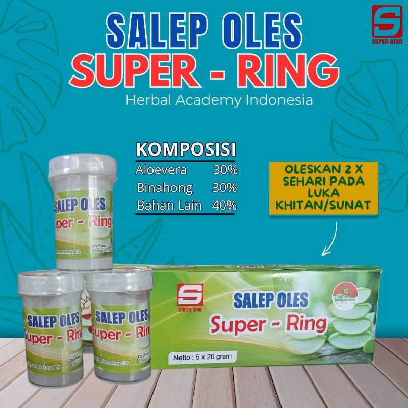 OBAT/SALEP SUNAT/KHITAN SUPER RING 100% BAHAN ALAMI