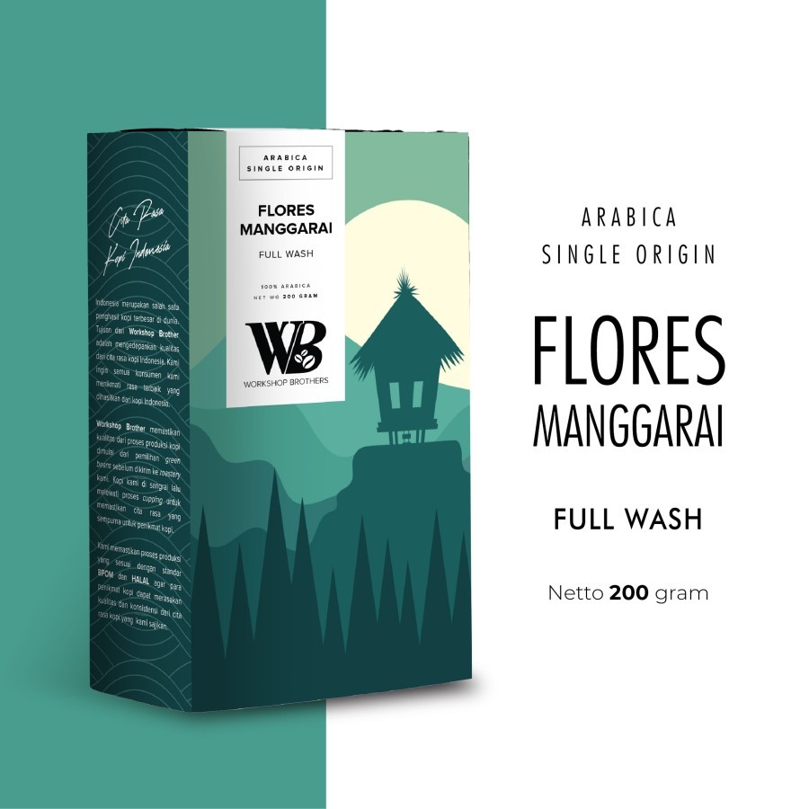 

Workshop Brother Kopi Arabica Flores Manggarai Full Wash Single Origin
