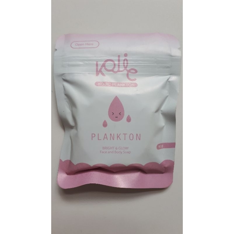 Sabun pencerah kulit kojic plankton asli