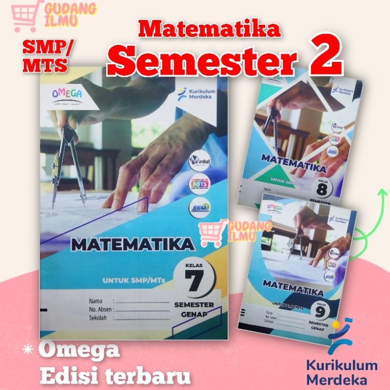 Lks Matematika SMP/MTs Kelas 7 8 9 Semester 2 l omega