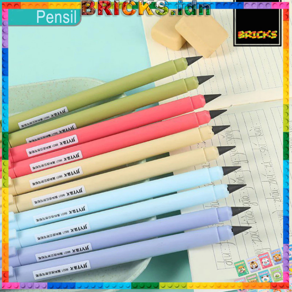 

Pensil Eternal Ga Bisa Habis Sketch Pencil Macaron Pensil Magic Abadi Tanpa Rautan Bisa Dihapus AT16