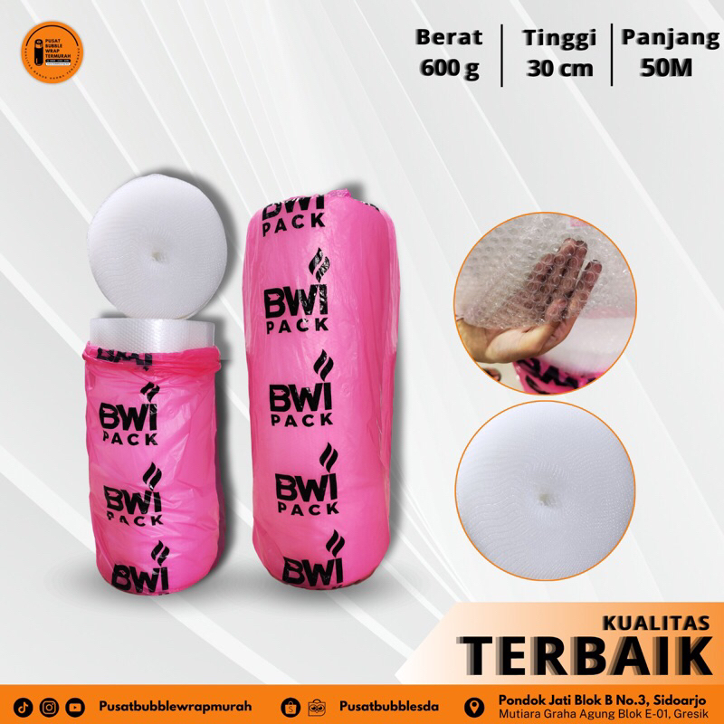 

[GROSIR] Bubble Wrap 2,2kg dan 3kg Ukuran 30cm x 50m Bubble Wrap Roll Kualitas Bagus Murah dan Tebal