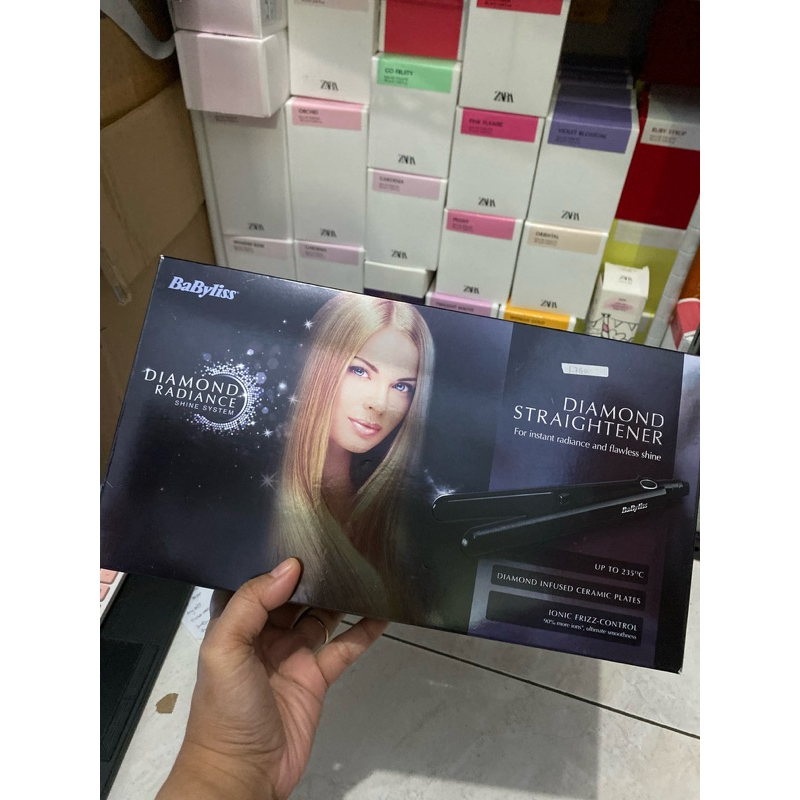 babyliss diamond straightener shine system catok catokan