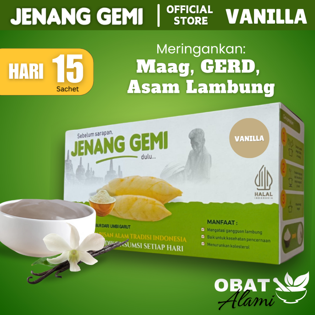 Jenang Gemi Isi 15 Sachet Rasa Vanilla