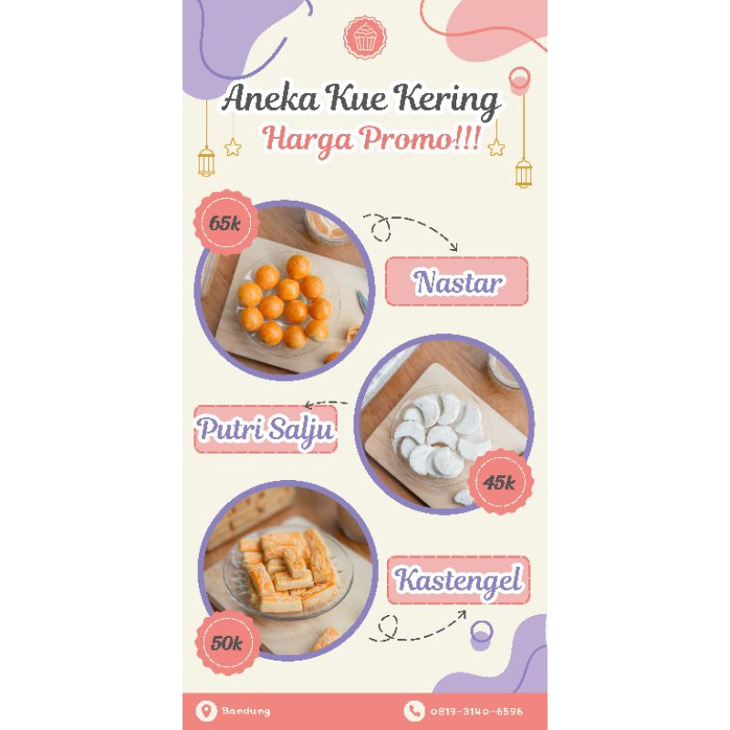 

PAKET HAMPERS LEBARAN isi 3 Toples
