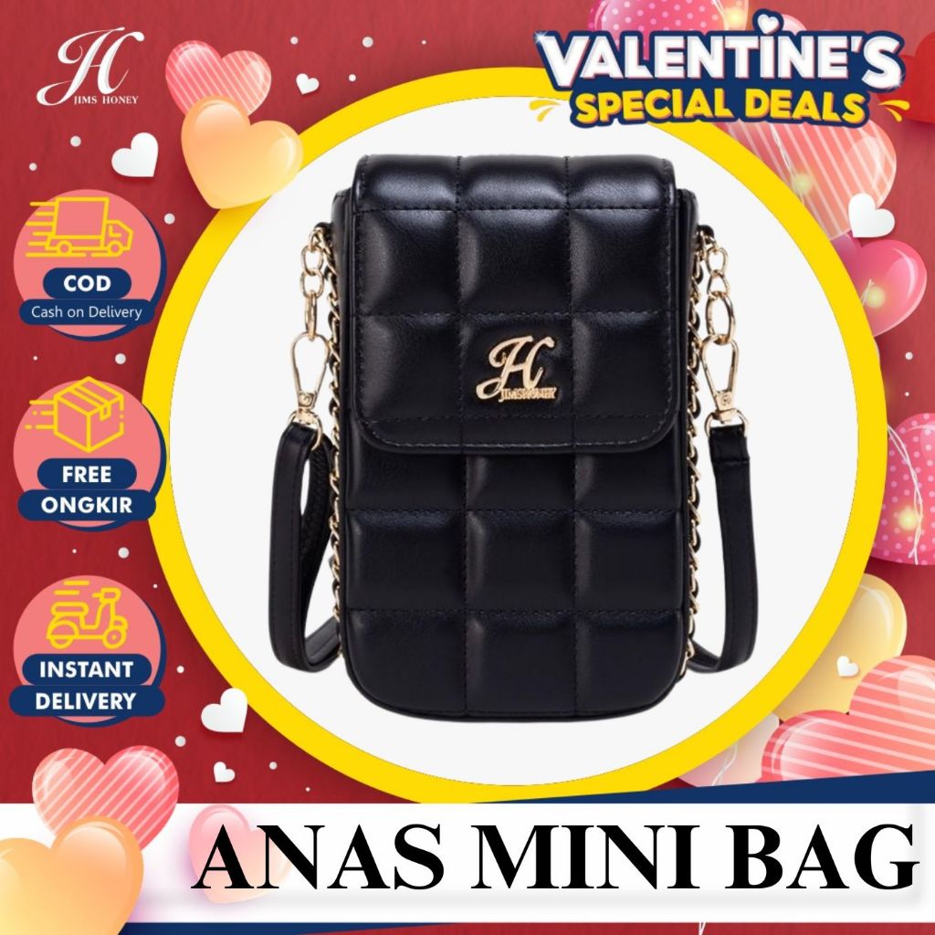 JIMS HONEY ANAS MINI BAG Tas Selempang HP Wanita Korea Sling Bag Terbaru Aesthetic