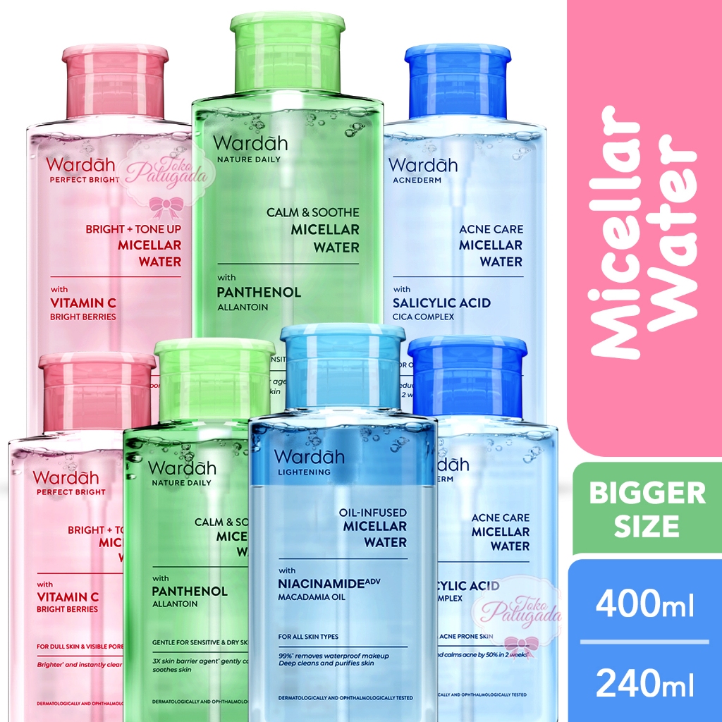 Wardah Micellar Water Botol Pump - Wardah Micellar Water ukuran besar