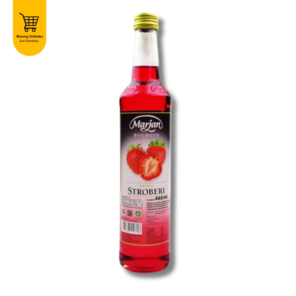 

MARJAN SYRUP BOUDOIN STRAWBERRY 460ML