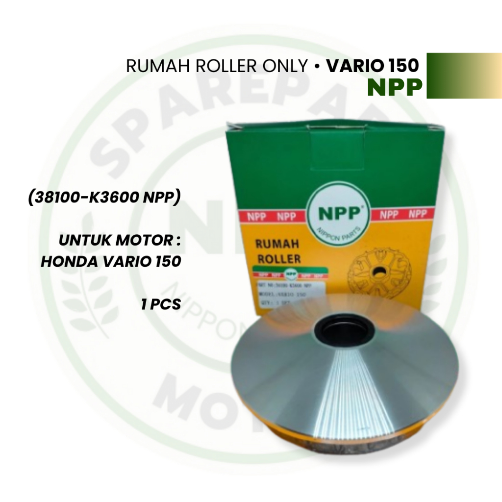 Rumah Roller Only Vario 150 || Rumah Roller Mangkok Roller Honda Vario 150 Original Merk NPP