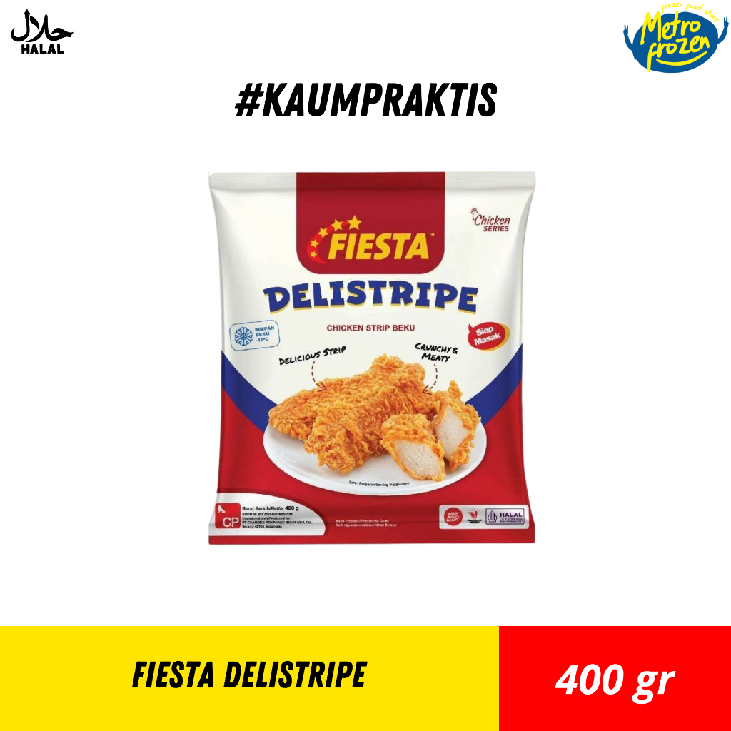

FIESTA Delistripe 400gr //chicken strip beku