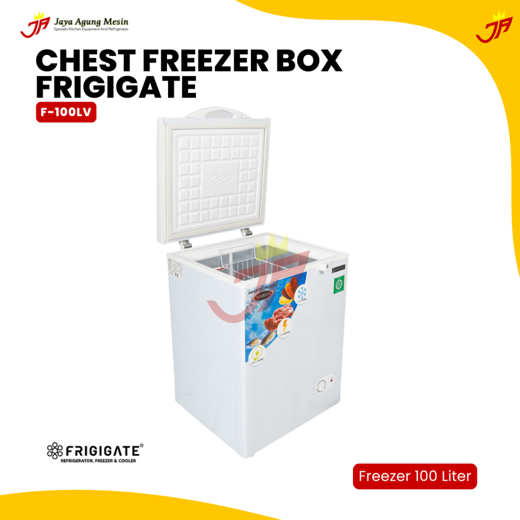 FRIGIGATE Chest Freezer box F-100LV/Freezer100Liter