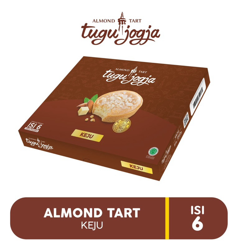 

Almond Tart Tugu Jogja Keju-Isi 6