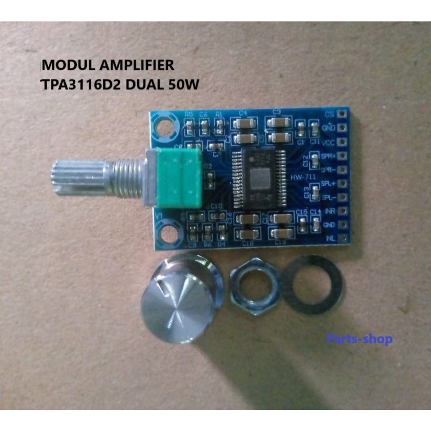 Modul Ampli TPA3116D2 2x50W Amplifier Class D TPA TPA3116 Dual 50W