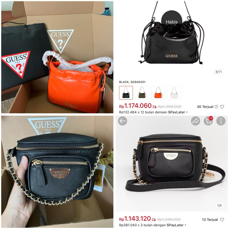 tas guess original store sale tas  GS pri selempang wanita guess original official store sale diskon