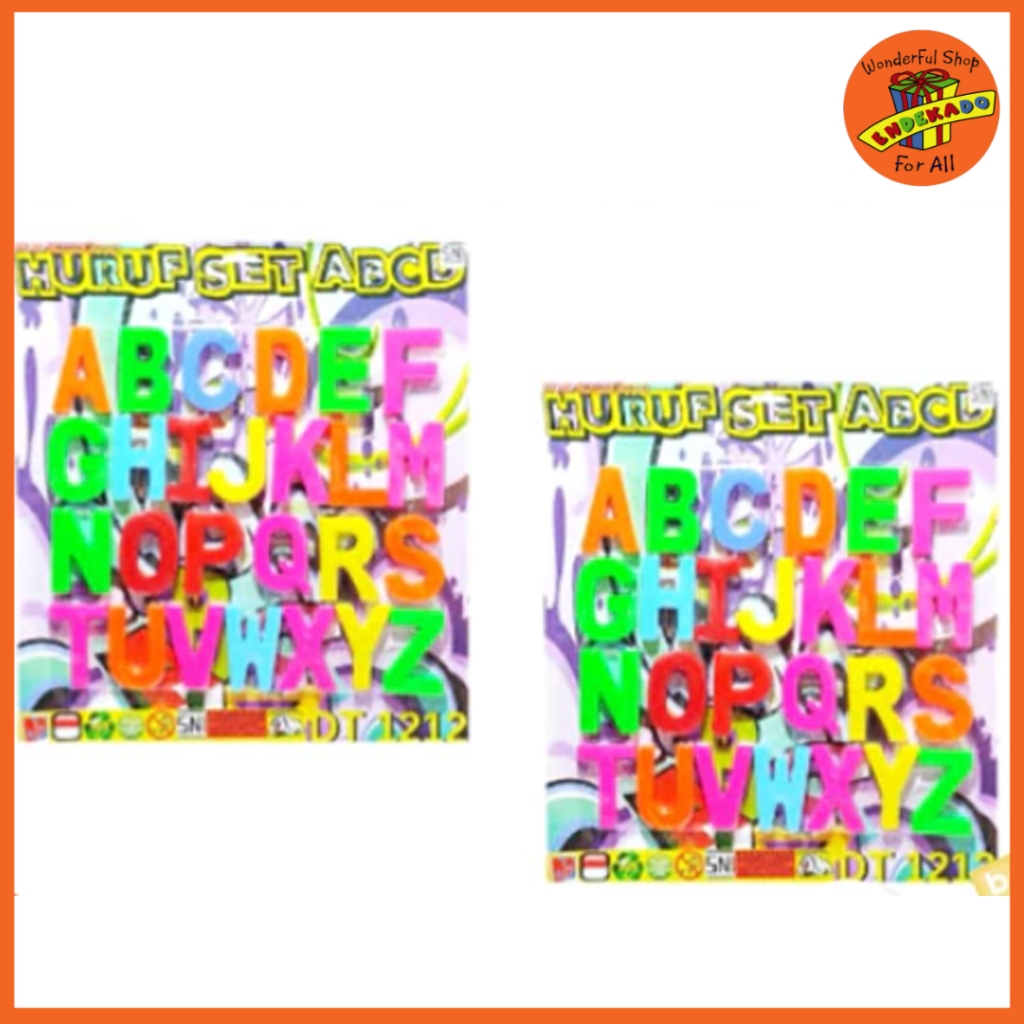 MAINAN HURUF SET ABCD DT1212 MAINAN HURUF ABJAD MAINAN EDUKASI - Mainan Edukasi  Alfabet Warna
