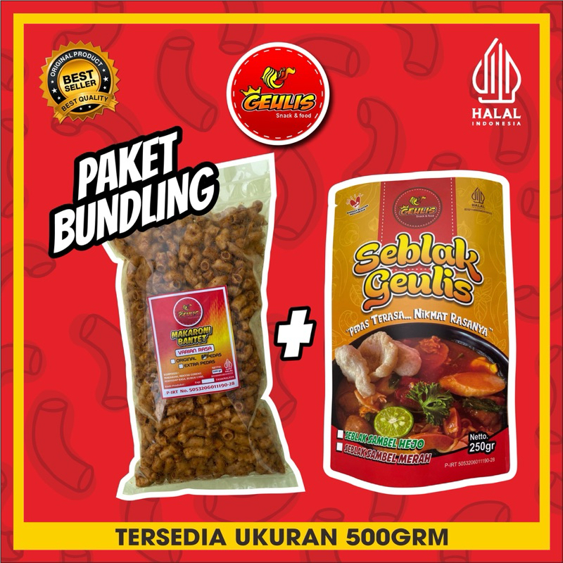 

Bundling 500 gr 2 pcs Batet dan Seblak 250 gr Snack Pedas