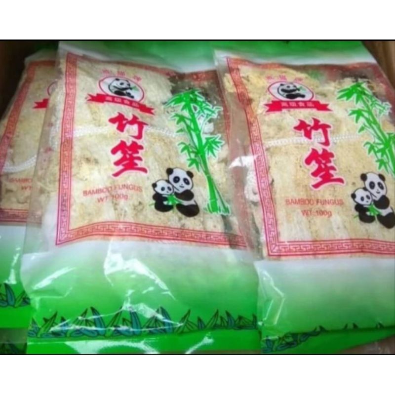 Jamur Bamboo Fungus Cuksen Cuksang 100Gr