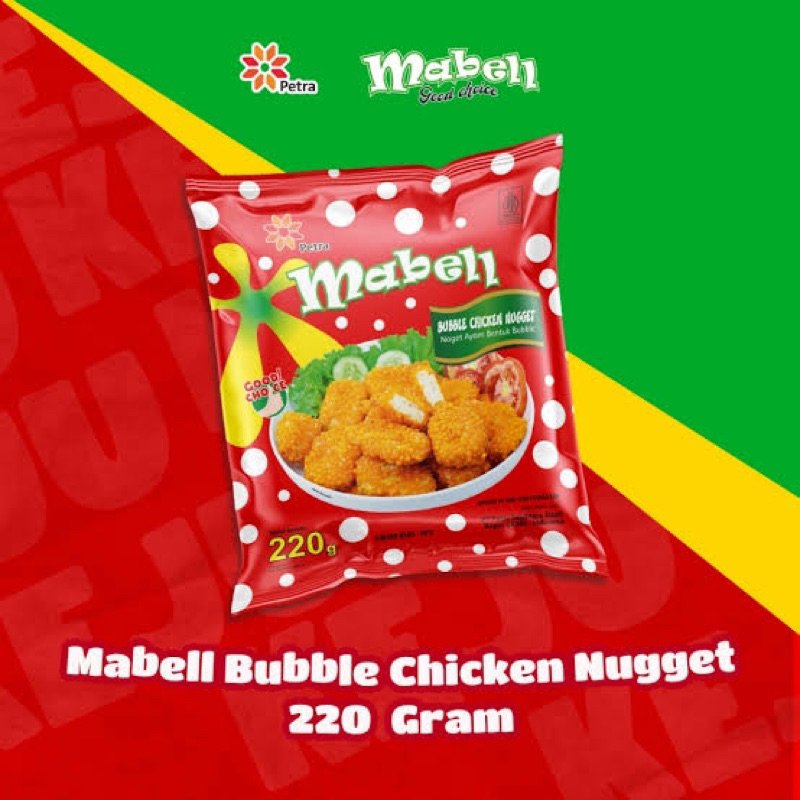 

MABELL Nuget Ayam Bubble Crumb 220 Gram