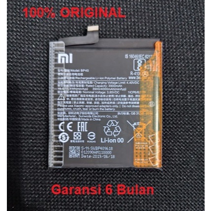 XIAOMI Battery Mi9t Pro Mi 9T Pro Redmi K20 Pro BP40 Original