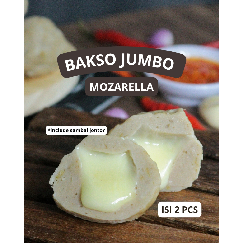 

(PAKET TRIAL) BAKSO JUMBO MOZARELLA SAMBAL JONTOR