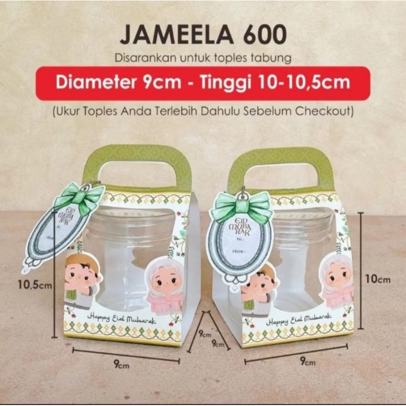 

Kotak Lebaran Idul Fitri Single Jar (Isi 7pcs)