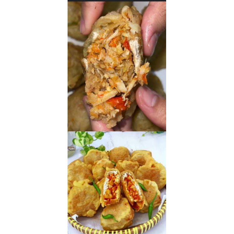 

tahu huha pedas varian original,ayam suwir,usus ayam