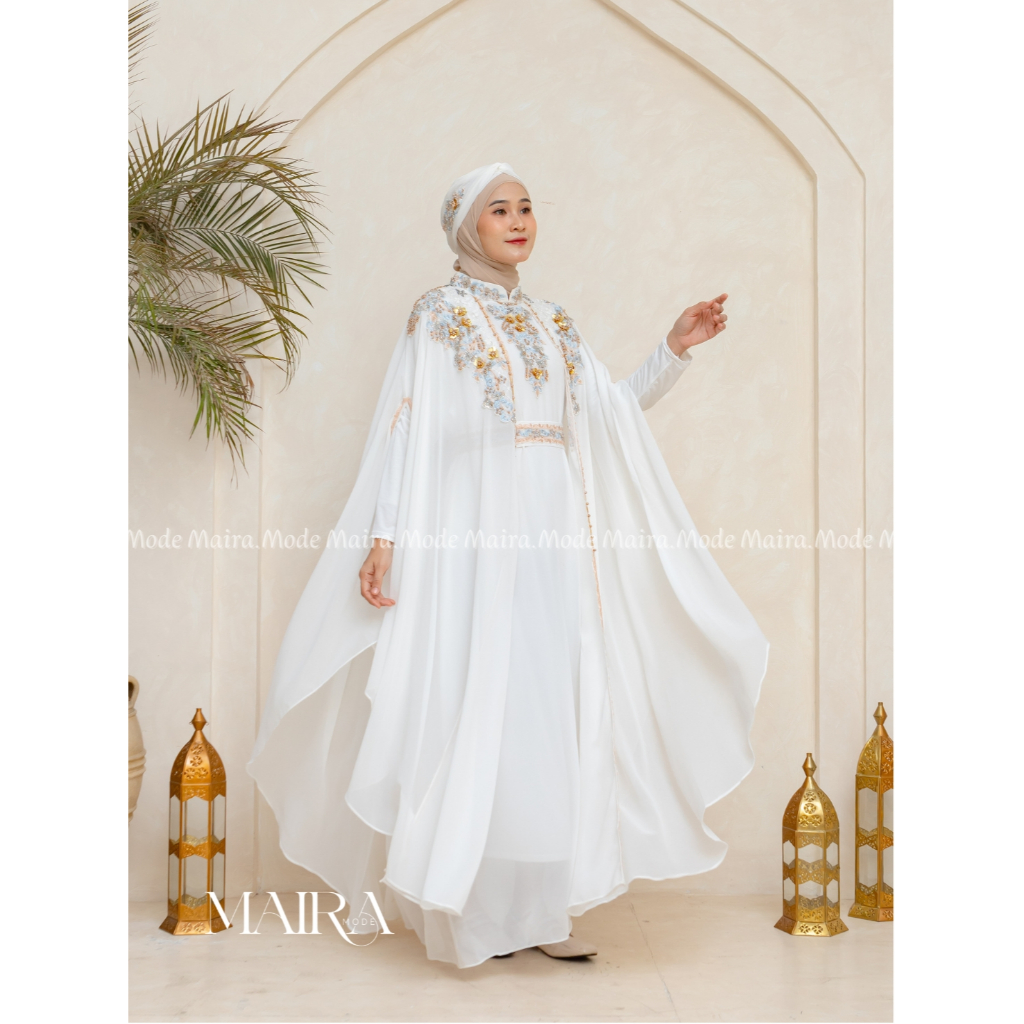 Kaftan Sania | kaftan rayon premium | kaftan lebaran 2025 | kaftan premium mewah original