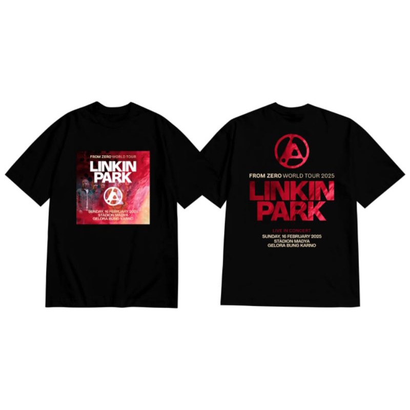 KAOS LINKIN PARK FROM ZERO WORLD TOUR 2025 BAJU DISTRO PREMIUM LINKIN PARK
