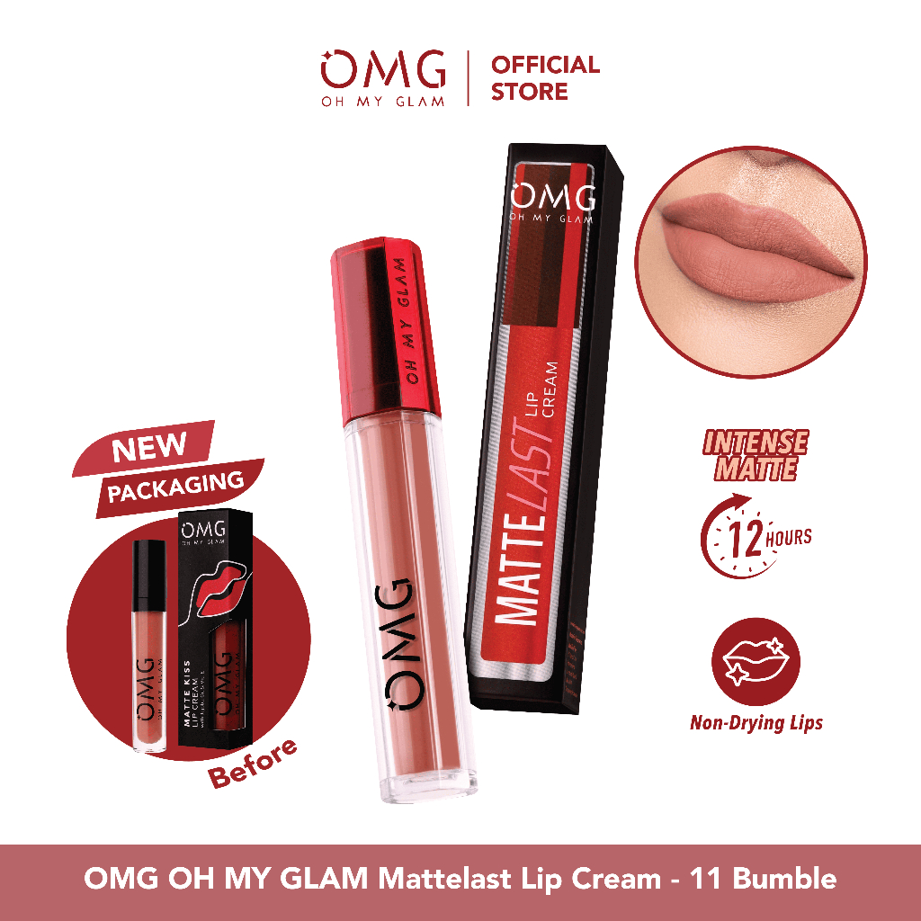 OMG OH MY GLAM MAttelast Lip Creame - 11 Bumble