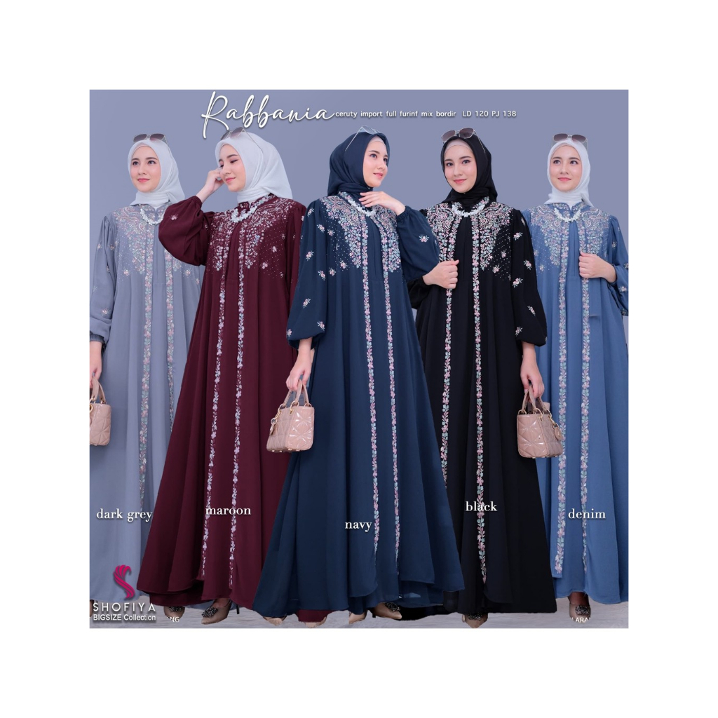 gamis jumbo Rabbania