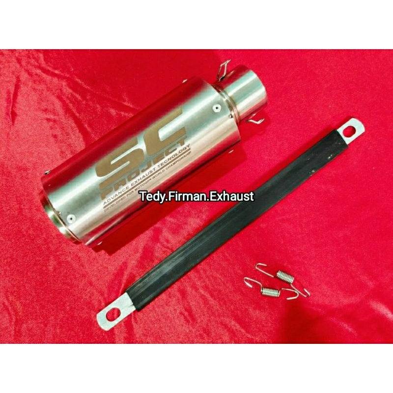 Slencer Silincer SC Project Satria Fu Karbu injeksi, Tiger R15 v2 V3 Verza dll