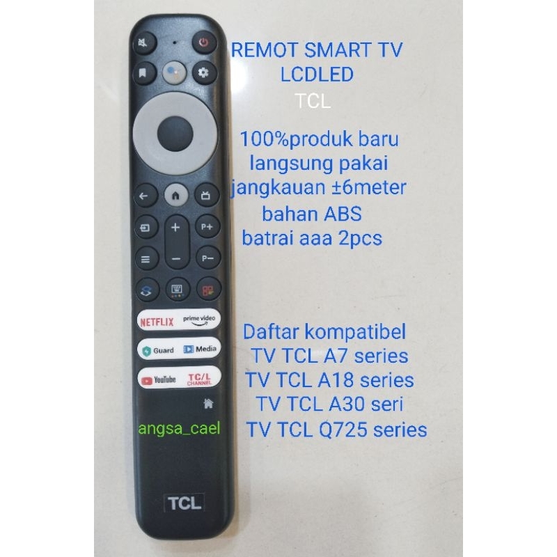 REMOT REMOT SMART TV LCD LED TCL