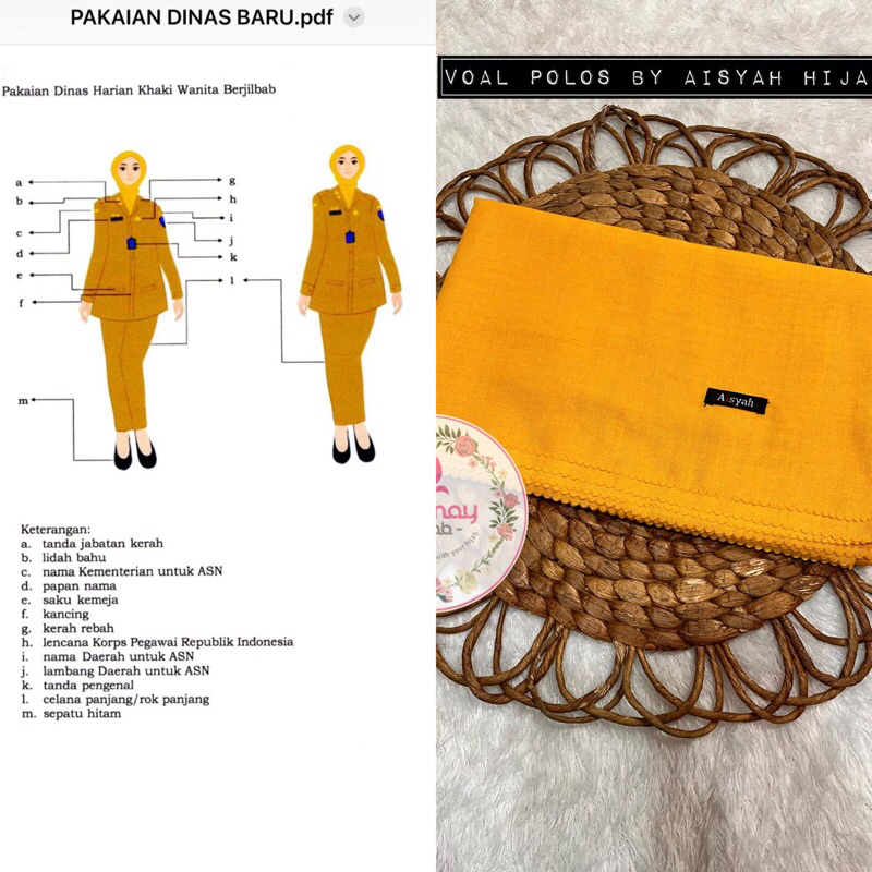 segiempat mustard aisyah hijab