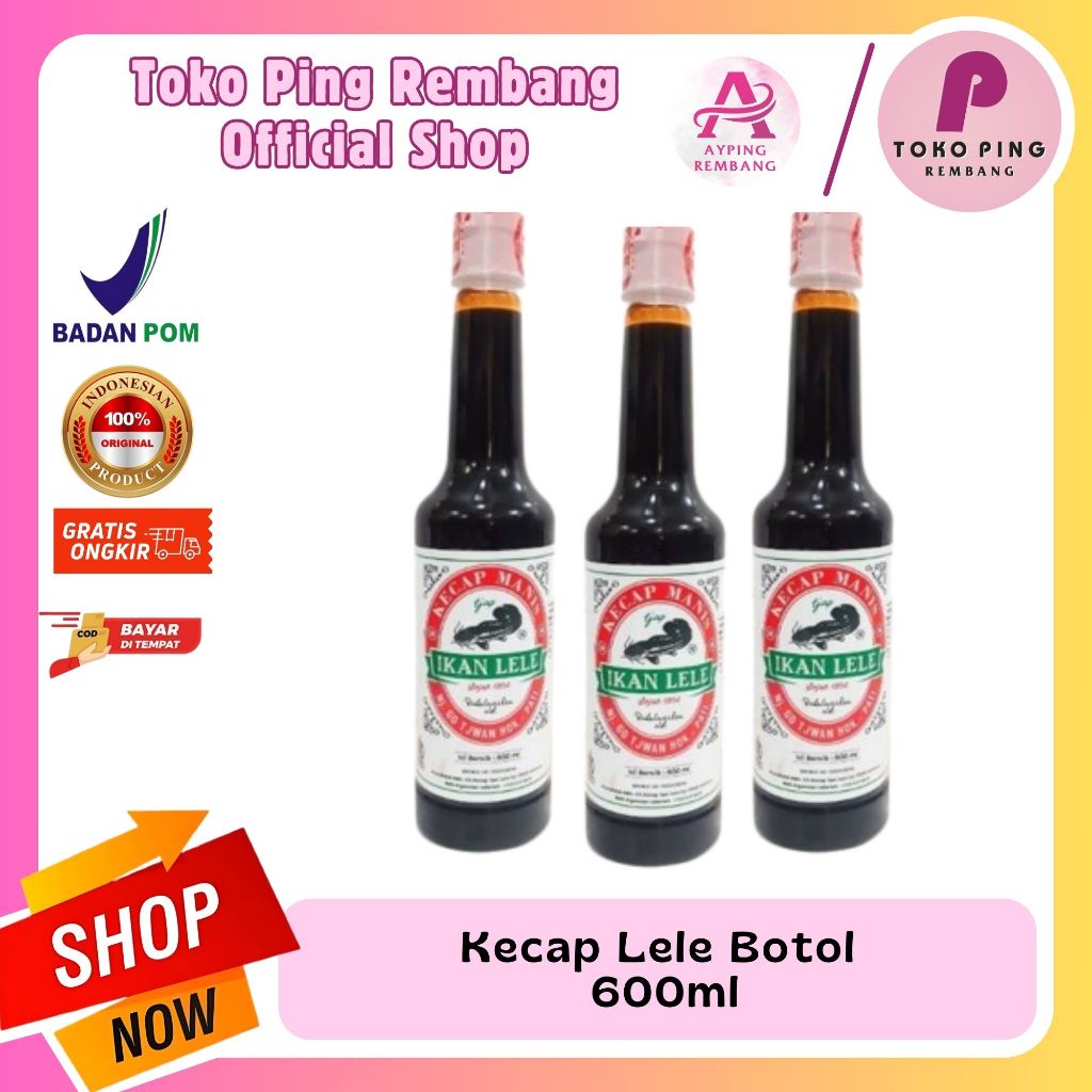 

Kecap Lele Botol 600ml Khas Pati