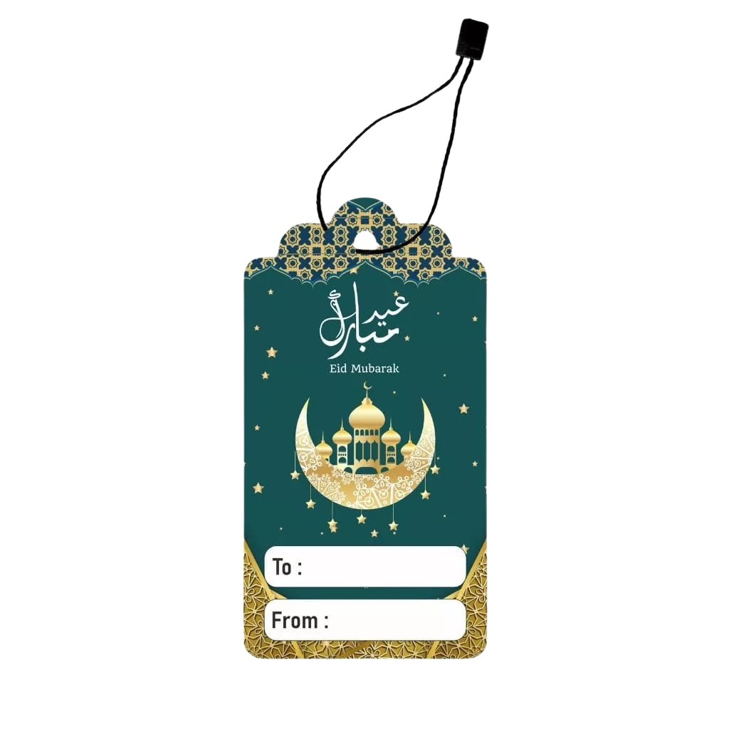 

Hang Tag Idul Fitri 8,5 x 4,5 CM Free Tali Loop Pin