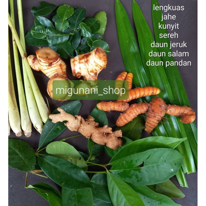 

bumbu dapur masak komplit 1 pack fresh organik